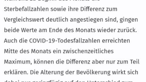 19 % Übersterblichkeit Deutschland 2022!