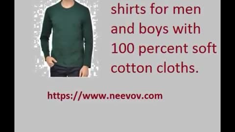 Full Sleeve Navy Colour T Shirts for Men
