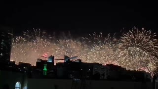 New year fireworks in abu dhabai 2021