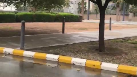 raining in KSAU Riyadh 2023