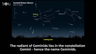 Geminid Meteor Shower peaks around the night of December 13-14 2023