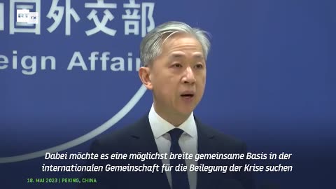 Deutliche Worte aus China