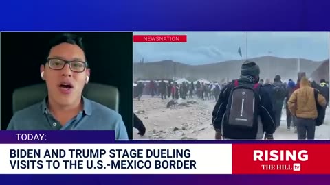 Biden & Trump HEAD TO THE BORDER forDUELING Visits: Rising Reacts