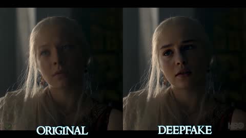 Emilia Clarke Daenerys Has The Talk With Laenor Velaryon in House of the Dragon Episode