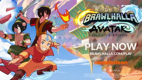 Brawlhalla X Avatar The Last Airbender - Crossover Launch Trailer PS4 Games