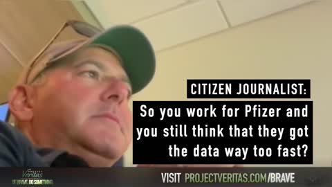 Citizen Journalist Secretly Films 20 Year Pfizer Contractor on Covid Vax Skeptical of the Science