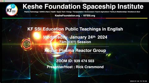 Keshe Plasma Reactor Group 2024-01-24-T1