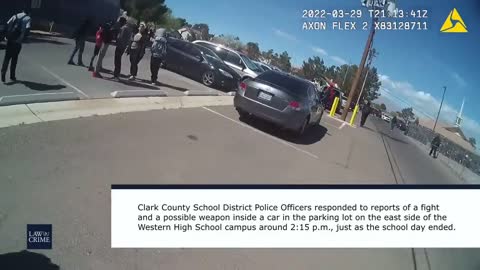 Bodycam Shows Police Shoot at Teens in Speeding Car at High School