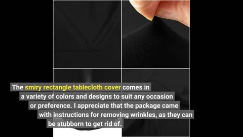 Customer Comments: smiry Rectangle Table Cloth Cover, Elastic Waterproof Fitted Vinyl Table Cov...