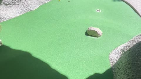 Young Gymnast Gets Hole-in-One