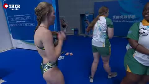 Bailey Heydra (South Africa) - 1m Springboard Diving - Semi-Finals - Chengdu