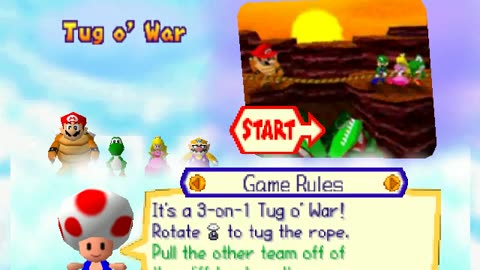 $ Project64 - MARIO PARTY 64 - I FINALY COMPLETED TUG OF WAR - MINI GAME BY MY SELF ( NO CHETTING! )