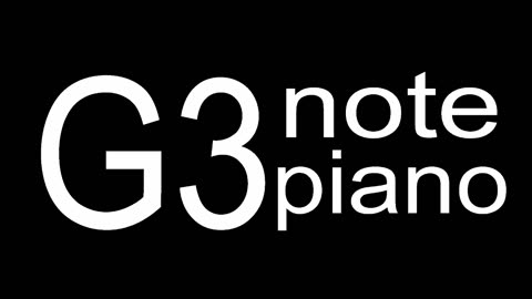 G3 Piano Note