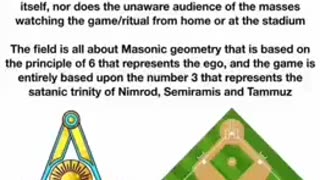 BASE BAAL ( BASEBALL ) IS A MASONIC MASS RITUAL, HERE IS THE CONNECTION
