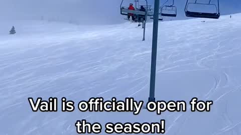 Vail is officially open for the season!
