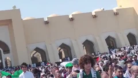 Qatar Pro-Palestine Demonstration.mp4