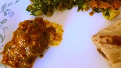 Vegan Lunch Thali_ Weight Loss Thali_ Balanced Thali_#youtubeshorts #viralvideo #vegthali #vegan