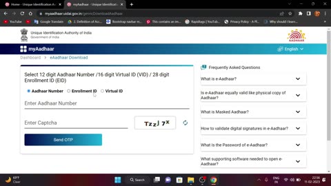 How to Download aadhar card