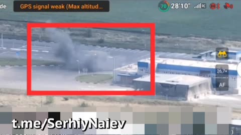 Drone Strike on a Hanger Near Moscow