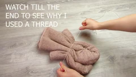 DIY Towel Teddy Bear/ DIY Toys /Towel Toy/ Towel Folding