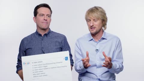 Owen Wilson & Ed Helms Answer the Web_s Most Searched Questions