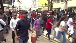 Sri Lanka police clash with student protesters