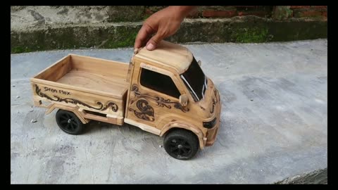 How to make a Wooden RC Pick Up.