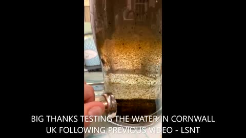 TESTING THE TAP WATER IN CORNWALL UK!