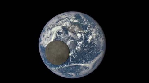 Epic View Of Moon Transiting The Earth 🌎 (1080p HD)