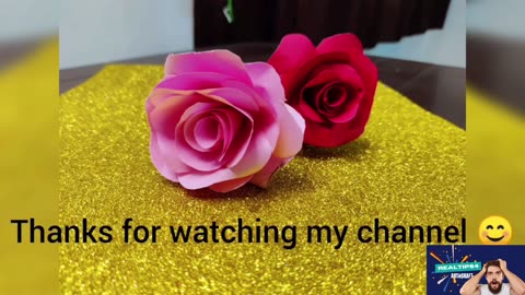 How to Make beautiful Rose With Paper|Realtips4|Entertainment|2024|