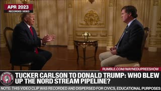 Trump Has Idea Who Destroyed Nord Stream Pipeline