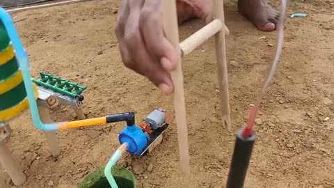 How to make mini water pump | Science project | Water tanker