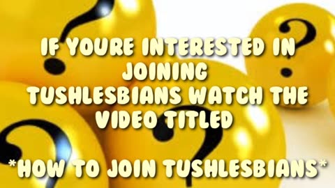 WHAT IS TUSHLESBIANDS ALL ABOUT