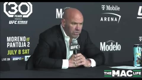 Dana White Devours the Racial Red Meat Thrown to Him by the Media
