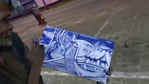 Amazing Street artist from Suriname 🤯