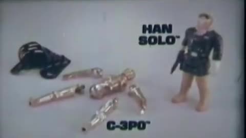 Star Wars 1981 TV Vintage Toy Commercial - Empire Strikes Back Action Figures Han Solo & C-3PO #2