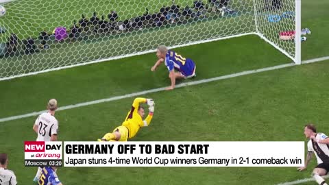 Japan stuns 4-time World Cup winners Germany in 2-1 comeback win