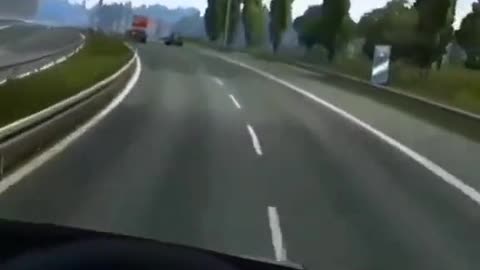 Simulate driving a car in a game