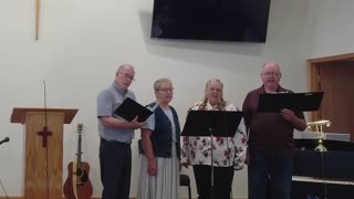 Shepherd Bible Service July 16, 23 - Mixed Quartet, I Know Who Holds Tomorrow