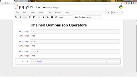 12 python programming for beginners- Chained Comparison Operators