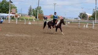 Walk-Trot Western Equitation Hazel riding Avi 26 July 2023