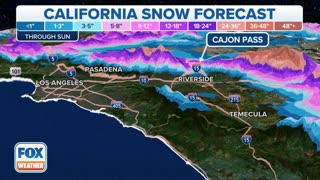 National Weather Service Declares Rare BLIZZARD WARNING For Los Angeles-Area Mountains