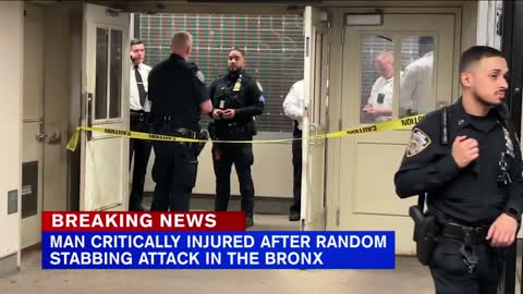 Man stabbed while exiting subway in the Bronx; police say attack was unprovoked