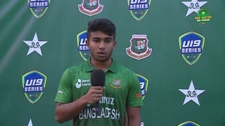 Bangladesh U19 captain Ahrar Amin Speaks After One-Day Series Win Over Pakistan U19 PCB MA2T