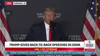 FULL SPEECH: President Donald J. Trump Set To Deliver Remarks In Dubuque, Iowa - 9/20/23