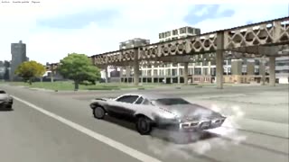 High speed chase of a 1970s car in Chicago in Driver 2 part 4