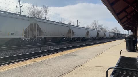 UP Mixed Freight in Wheaton, IL