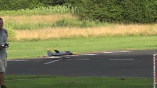 Model Airplane Takes Off