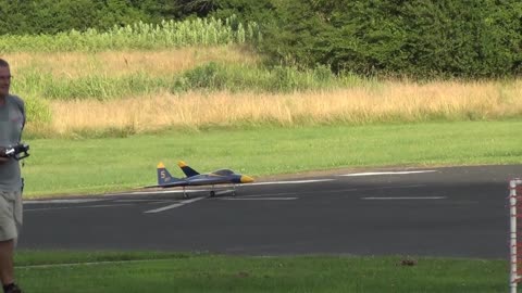 Model Airplane Takes Off