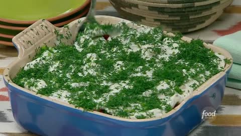 Sunny Anderson's Easy 7-Layer Gyro Dip The Kitchen